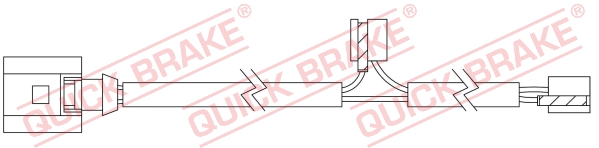 Czujnik zużycia klocka